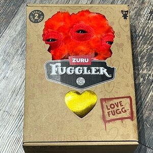 NIB ZURU Fuggler Love Fugg Series 2 Red Annoyed Alien Funny Ugly Monster Plush